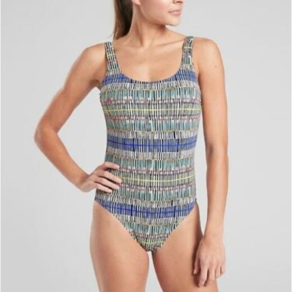 Athleta Swim Athleta Prismatic Scoop One Piece Swimsuit